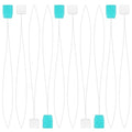 10 PCS Punch Needle Threader 7.87 Inch Long Threader for Embroidery Punch Needle Kit Stitching Sewing Accessories for Cross Stitch DIY Sewing Craft Work