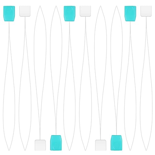 10 PCS Punch Needle Threader 7.87 Inch Long Threader for Embroidery Punch Needle Kit Stitching Sewing Accessories for Cross Stitch DIY Sewing Craft Work
