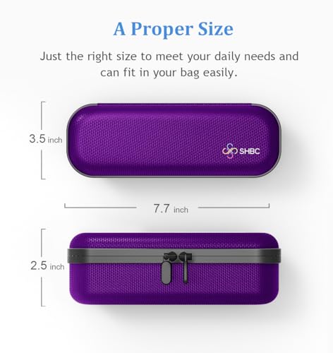 SHBC Upgraded Cold Effect PCM Insulin Pen Carrying Case Portable Medical Cooler Bag for Diabetes Convenient to Changing Needles with Each Injection Pueple - color: Purple