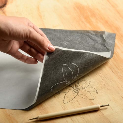 SEMLEART Carbon Paper for tracing|Graphite Transfer Paper|9x13"-60Sheets - color: 9×13in-Gray