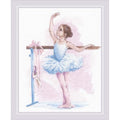 RIOLIS 2129 Ballet Counted Cross Stitch Kit 9.5 x 11.75 in - style: Ballet 2129