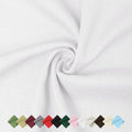 Linen Fabric | Natural Linen Cloth | Embroidery, Sewing | Soft, Breathable | 59" Wide | 50% Linen, 50% Rayon | Hemp, Jute, Needlework, Lining(5Y, Bleached) - color: Bleached, size: 5 Yard