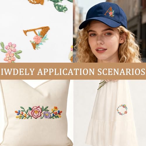 114 pcs Water Soluble Embroidery Patterns - style: A