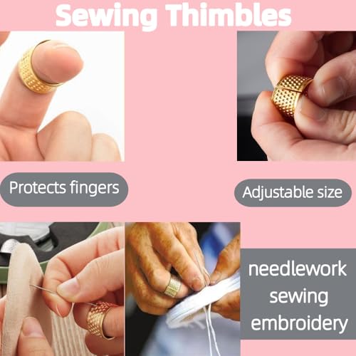 34 Pcs Big Eye Sewing Needles Kit 5 Size Stainless Steel Needles for Hand Sewing,Sewing Sharp Needles Embroidery Needles for Handmade Quilting DIY Sewing Fabrics (34)