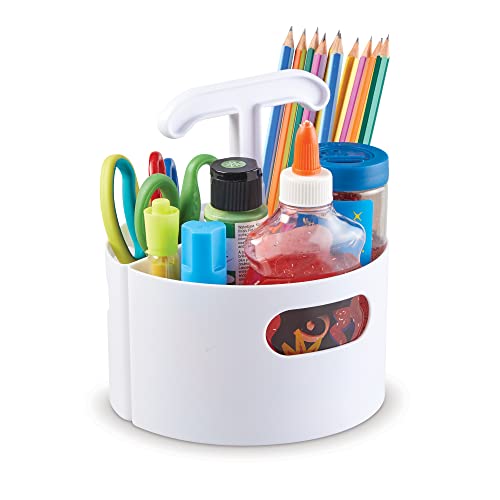 Learning Resources Create-a-Space Storage Mini Center, White