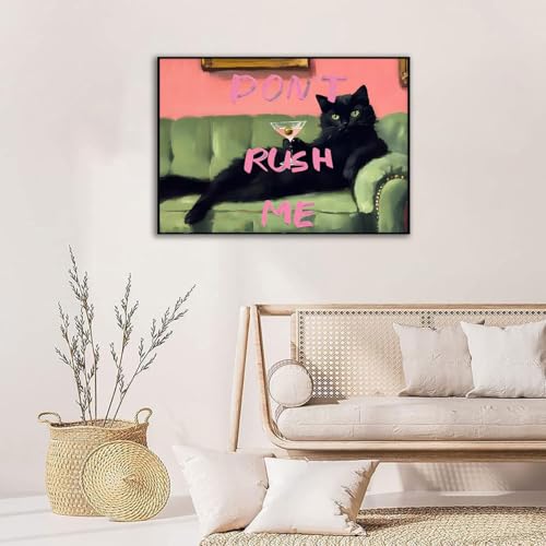Lzyueyuan Cat Stamped Cross Stitch Kits for Adults Beginner, AbstractCross Stitch Ornament Kits Counted Embroidery Needlepoint Kits Home Decor 15.7 X 11.8 inch - color: Cross Stitch-1029-4
