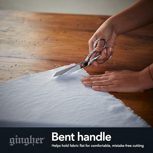 Gingher 8" Serrated Dressmaker's Fabric Scissors for Cutting Clothes - style: 8" Serrated Dressmaker
