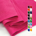 Hot Pink Felt Fabric 36" X 36"(1 Square Yard) 1.6mm Thick Soft Felt Sheet - color: Hot Pink