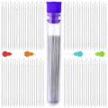 UOOU 200 Pcs Beading Needles Size 10/11 Beading Needles for Seed Beads - size: 0.4*51mm/0.45*55mm