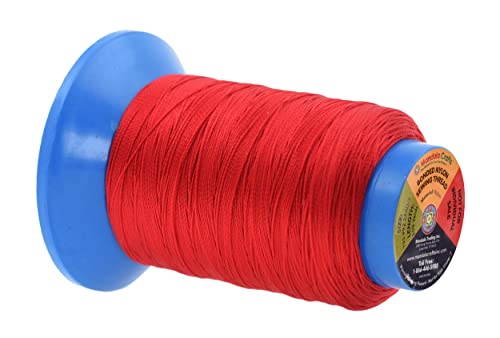 Mandala Crafts Size 92 280D T90 12 Vibrant Bonded Nylon Thread, 2400 YDs - color: 12 Vibrant Colors, size: T90 #92 280D/3 2400 Yards