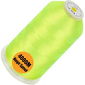 New brothread 4000M Huge Spool Embroidery Machine Thread - Neon Green - color: Neon Green-2324