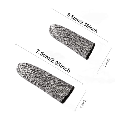 Elfzone 60PCS Finger Cots Cut Resistant Protector,Finger Covers for Cuts - size: 60 Count (Pack of 1)
