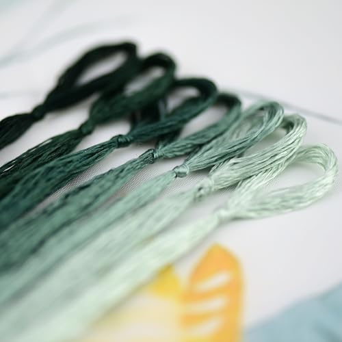 Natural 100% Mulberry Handmade Embroidery Silk Thread Silk Floss (47) - color: 47