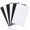 6 Pieces Classic Reserve Aida Cloth Cross Stitch Cloth, DaKuan 11 Count Cross Stitch Fabric, White & White, 12 by 18-Inch - color: 3 Black+3 White