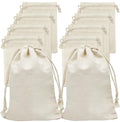 Jexila 24 Pieces Muslin Bags 4x6 inches Small Cotton Drawstring Gift Pouch Sachet Bag for Wedding Party Favor,Jewelry,DIY Crafts