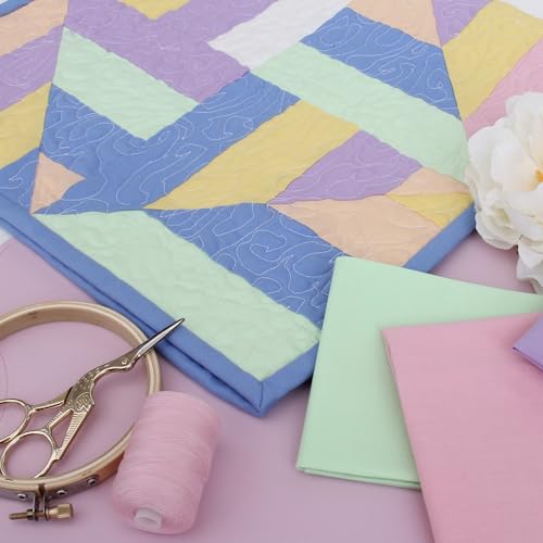 Threadart White Cotton Quilting Fabric - 3 Yard Cut - color: White, size: 3 YARDS