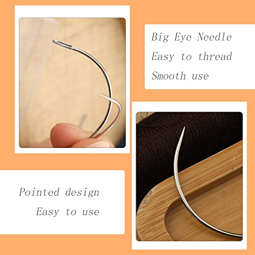 Curved Needle, 50 PCS Curved Sewing Needles, Curved Upholstery Needle - style: 50 PCS B