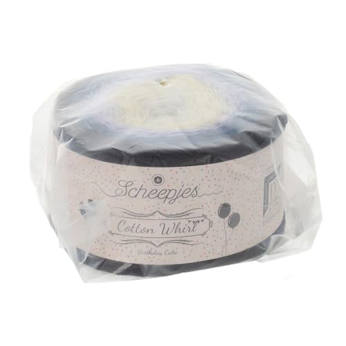 Scheepjes Cotton Whirl Gradient Yarn, 1000m, Birthday Cake 799, 1 Skein - color: 799 Piece of Cake