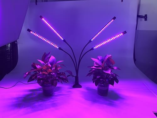 Full Spectrum 4 Heads LED Plant Grow Light for Indoor Plants - size: 4 heads