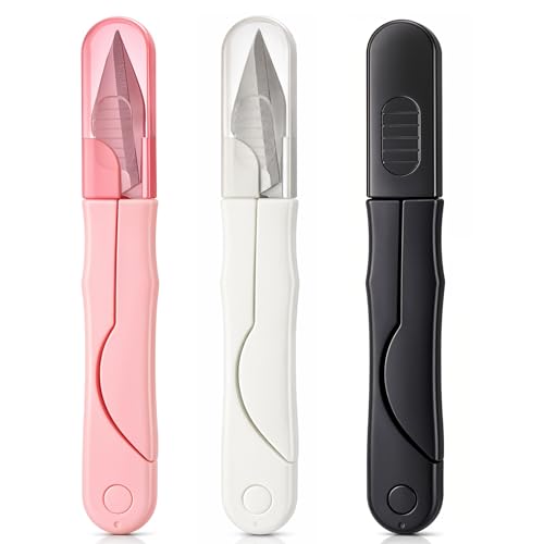 3 Pcs Thread Snips, Portable Yarn Threads Cutter, Sewing Scissors