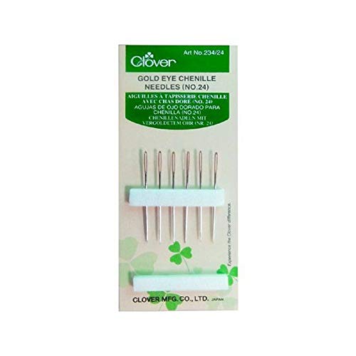 Clover Gold Eye Chenille, No. 24 - 234/24 - size: 1 Count (Pack of 1)
