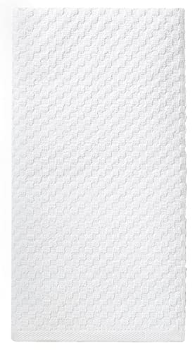 COTTON CRAFT Amazing Kitchen Towel - 12 Pack 100% Cotton Waffle Terry Towel - color: White, size: 12 Pack