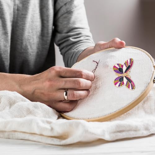 Gosknor Needle Minder Magnet, Butterfly Magnetic Needle Holder Magnetic Cross Stitch Accessories for Cross Stitch Embroidery Sewing Needlework Accessories