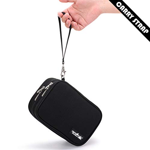 apollo walker Insulin Cooler Travel Case with Ice Packs and Insulation - color: Black, size: Medium