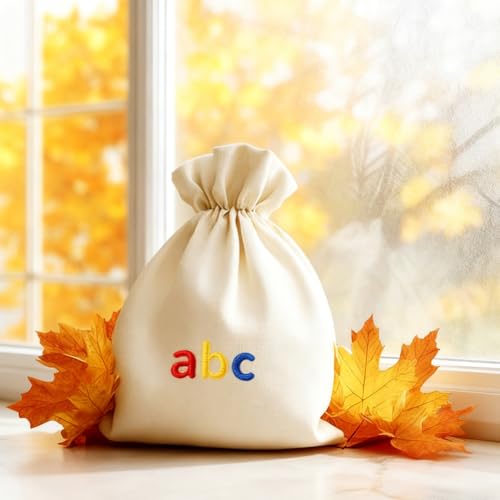 ORIGACH 4 Sheets Alphabet & Number Water Soluble Embroidery Patterns Stabilizers - Pre-Printed ABC Letters, 0-9 Numbers & Icon Designs - Stick & Stitch Embroidery Paper for Hand Sewing Lovers - color: Alphabet & Number