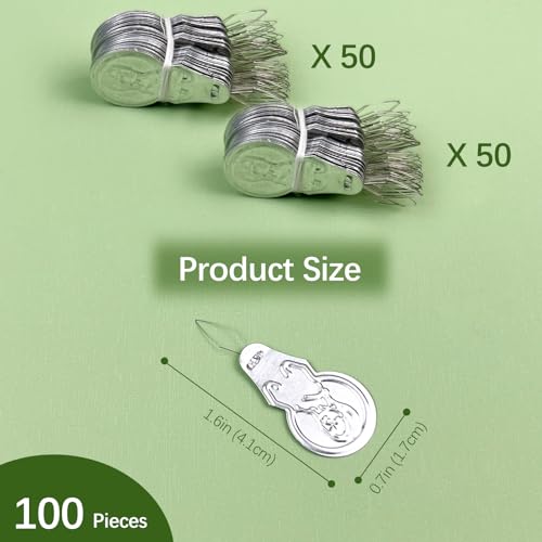 Embroidery Needle Threader Tool – 100 PCS Aluminum & Steel Wire Threaders for Hand Sewing, Cross Stitch, Knitting, Quilting, and Sewing Machines