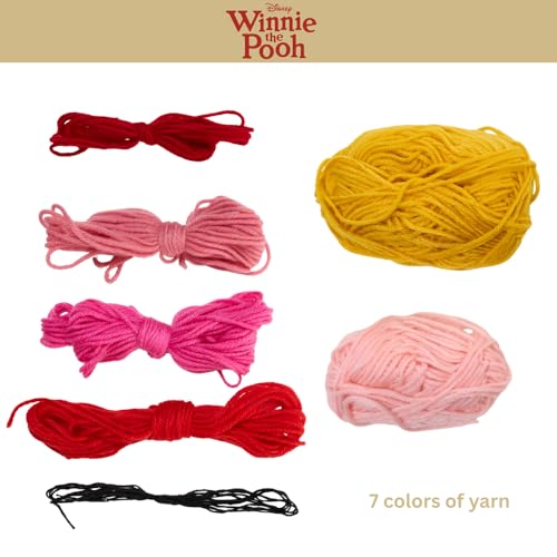 Disney Winnie the Pooh Crochet Kit for Beginners, DIY Crafts, Pooh & Piglet - color: Winnie the Pooh