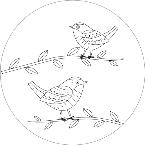 Birds Embroidery Pattern Transfers (set of 10 hoop designs!)