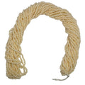 11/0 Glass Seed Beads, 12 String Hanks, Small Craft Beads, 2 mm (Cream) - color: Cream