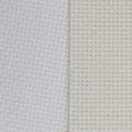 KCS 2 pc of 15" x 18"(38cmx45cm) 14 Count Cross Stitch Cotton Aida Cloth Needlework Fabric Box (Antique White+Cream, 14CT) - color: Antique White+cream, size: 14CT