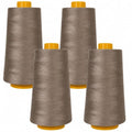 Superpunch SuperSew Thread, 4 Cones of 3000 m, Pack of 4, Arabica 483 - color: Arabica 483