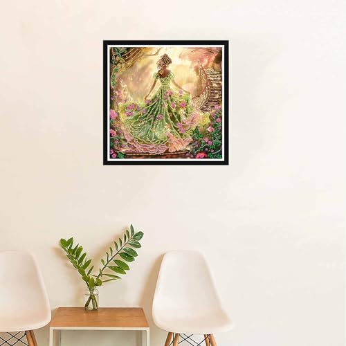 SKRYUIE DIY Diamond Art Kits for Adults Woman Special Shape - 5D Diamond Painting Kits for Adults Landscape - Crystal Embroidery Cross Stitch - Craft for Wall & Office Decor 12 x 12 Inch c17 - color: Colorful-13