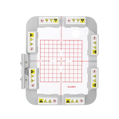 Sew Tech Magnetic Embroidery Hoop for Brother, 4x4in 100x100mm Bar SA432 - size: 4" x 4" - SA432MK
