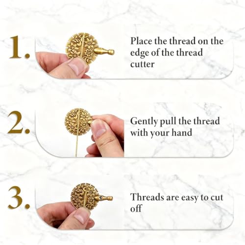 5 Pcs Yarn Cutter Pendants, Metal Thread Cutter