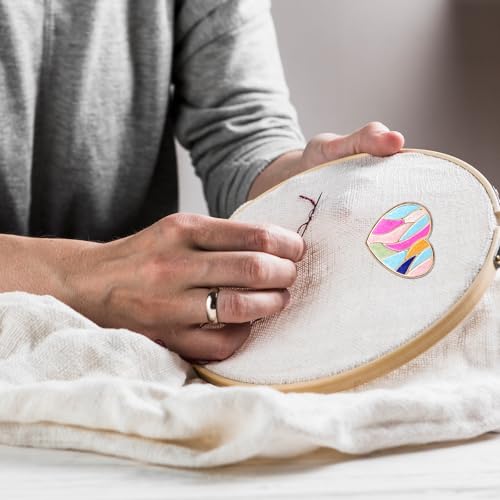 Heart Needle Minder Magnet, Premium Magnetic Needlepoint Needle Holder Keeper Magnetic Cross Stitch Accessories for Cross Stitch Embroidery Sewing Needlework Accessories Supplies