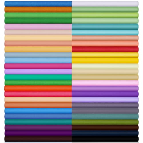 Buryeah 60 Pcs Cotton Fabric Squares for Quilting Sewing, 4 x 4 Inch - size: 4 x 4 Inch