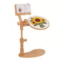Naturezhen Embroidery Hoop Stand, 360°Adjustable Wooden Cross Stitch Holder