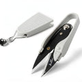 Beaditive Premium Thread Snips - Thread, Yarn, Embroidery Snipper for Sewing, Quilting, Knitting, Jewelry Making - High-Carbon Steel Blades with Protective Cap and Lanyard (Warm Grey) - color: Warm Grey