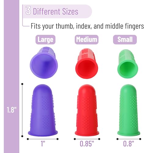 Mr. Pen- Hot Glue Gun Finger Protectors, 24 pcs - color: Deep Bright, size: 24 pcs