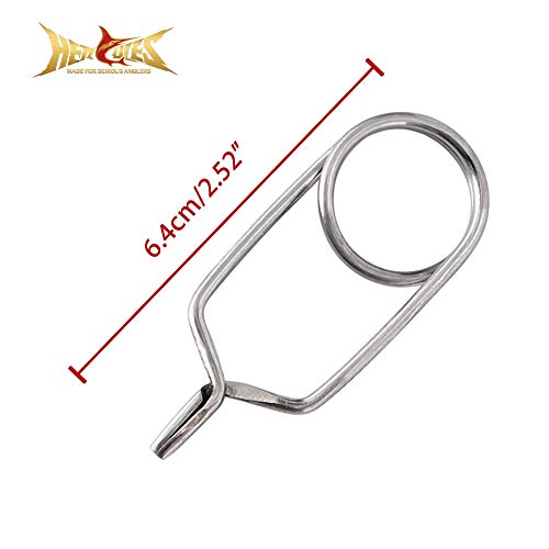 HERCULES Fly Tying Tools, Fly Tying Kit with Bobbin Thread Holder, Wire Threader, Knot Whip Finisher, Hackle Plier, Bodkin, Fly Fishing Lure Making Accessories - color: Hackle Plier