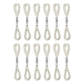 PATIKIL 12 Skeins Embroidery Floss, Metallic Embroidery Thread Nylon Threads Bracelets String for Cross-Stitch Hand Embroidery, Silver Tone - color: Silver Tone