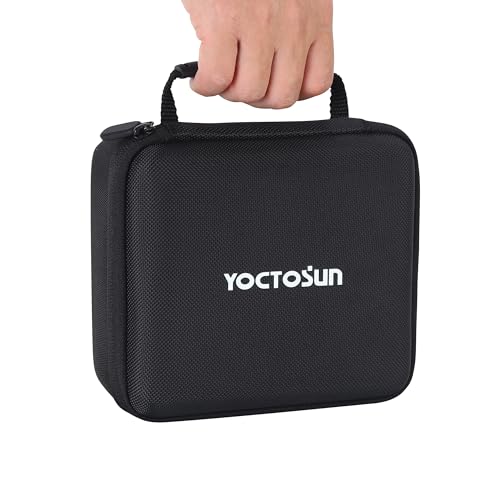 YOCTOSUN Magnifying Glass with LED Lights,5 Lenses,Storage Case,Head Strap - color: Black With Storage Case