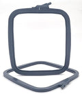 Nurge Square Embroidery Hoop - Plastic Cross Stitch Frame for Needlepoint & Embroidery - Adjustable Craft Hoop - Anthracite - No:3 (Medium) - color: Anthracite, size: No:3 (Medium)