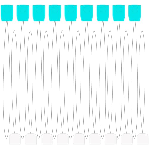 20 Pcs Punch Needle Threaders 7.87 Inch Long Threader for Embroidery Punch Needle Kit Stitching Sewing Accessories for Cross Stitch DIY Sewing Craft Work