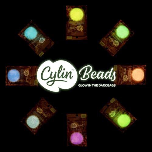 John Bead 25g Cylin Beads White to Green Glow in Dark AB 11/0 Glass Cylindrical Seed Beads for Jewelry Bracelets Necklaces Earrings Making Embroidery - color: White to Green Glow in Dark AB