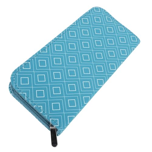 Knitting Needle Case Portable Storage Organizer Bag Rhombus Lattice Pattern for 20CM Sweater Knitting Needles, Lightweight and Craft Tool Holder for Knitting Supplies